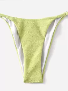 Swim Mod Summer Beach Plain Tie Shoulder Underwire Bikini