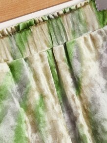 SHEIN Toddler Girls Contrast Striped Side Colourblock Velvet Joggers - Multicolor - View 3