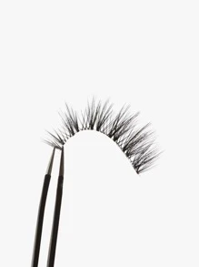 4對貓眼假睫毛,送給女士妻子姐妹青少年女朋友,用於派對俱樂部 - 黑色 - 查看 4