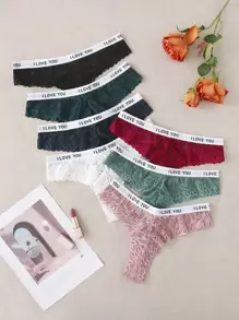 7 Packung Buchstabemarken Tape Höschen Unterwäsche