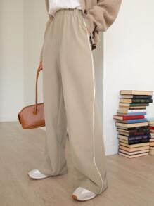 DAZY 對比色斜口袋褲