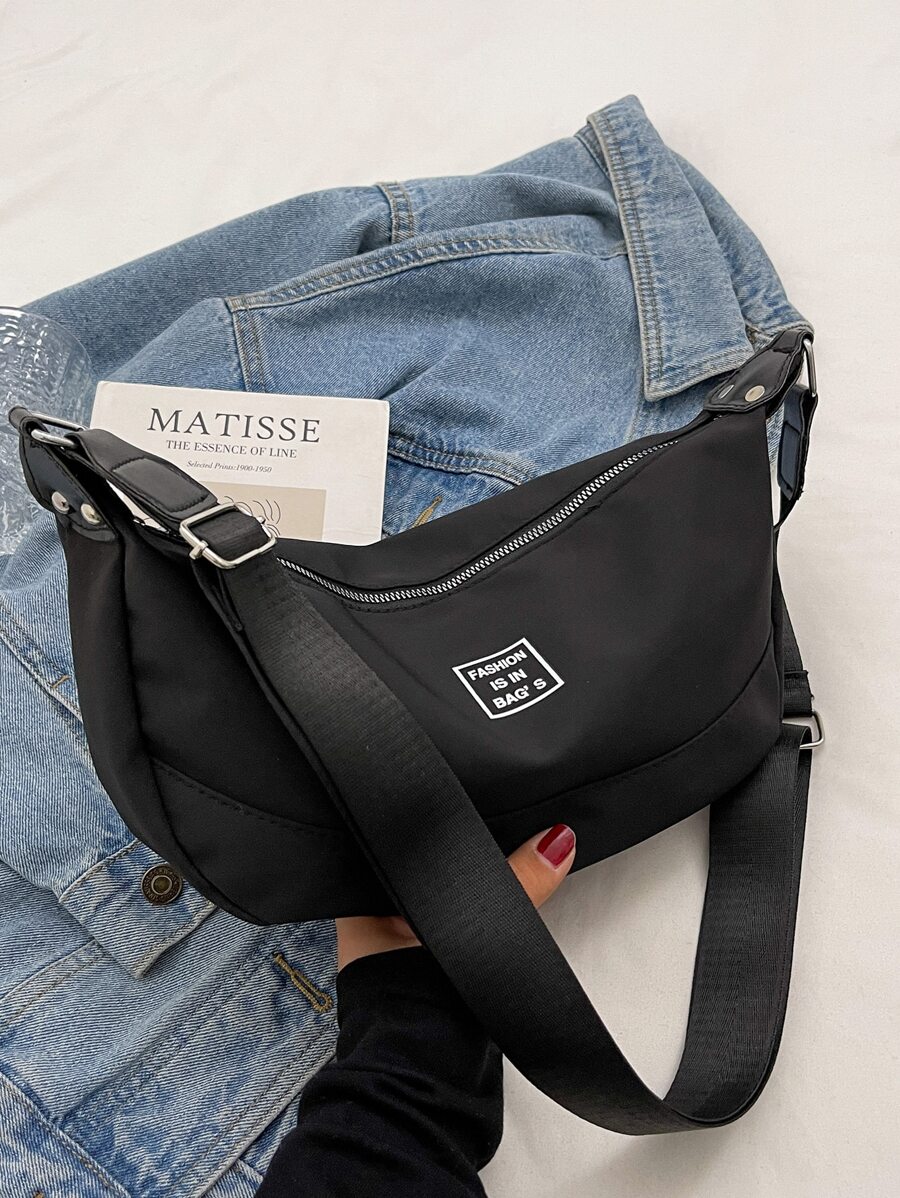 Letter Graphic Crossbody Bag SHEIN EUR