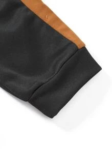 Manfinity Bộ hai mảnh Nam Dây kéo Sọc bên Nhiệt đới Giải trí - Nhiều màu - Xem 3