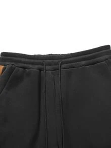 Manfinity Bộ hai mảnh Nam Dây kéo Sọc bên Nhiệt đới Giải trí - Nhiều màu - Xem 4