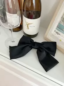 DAZY 女士时尚蝴蝶结发夹可爱情人节爪夹发夹发夹 - 黑色 - 查看 6