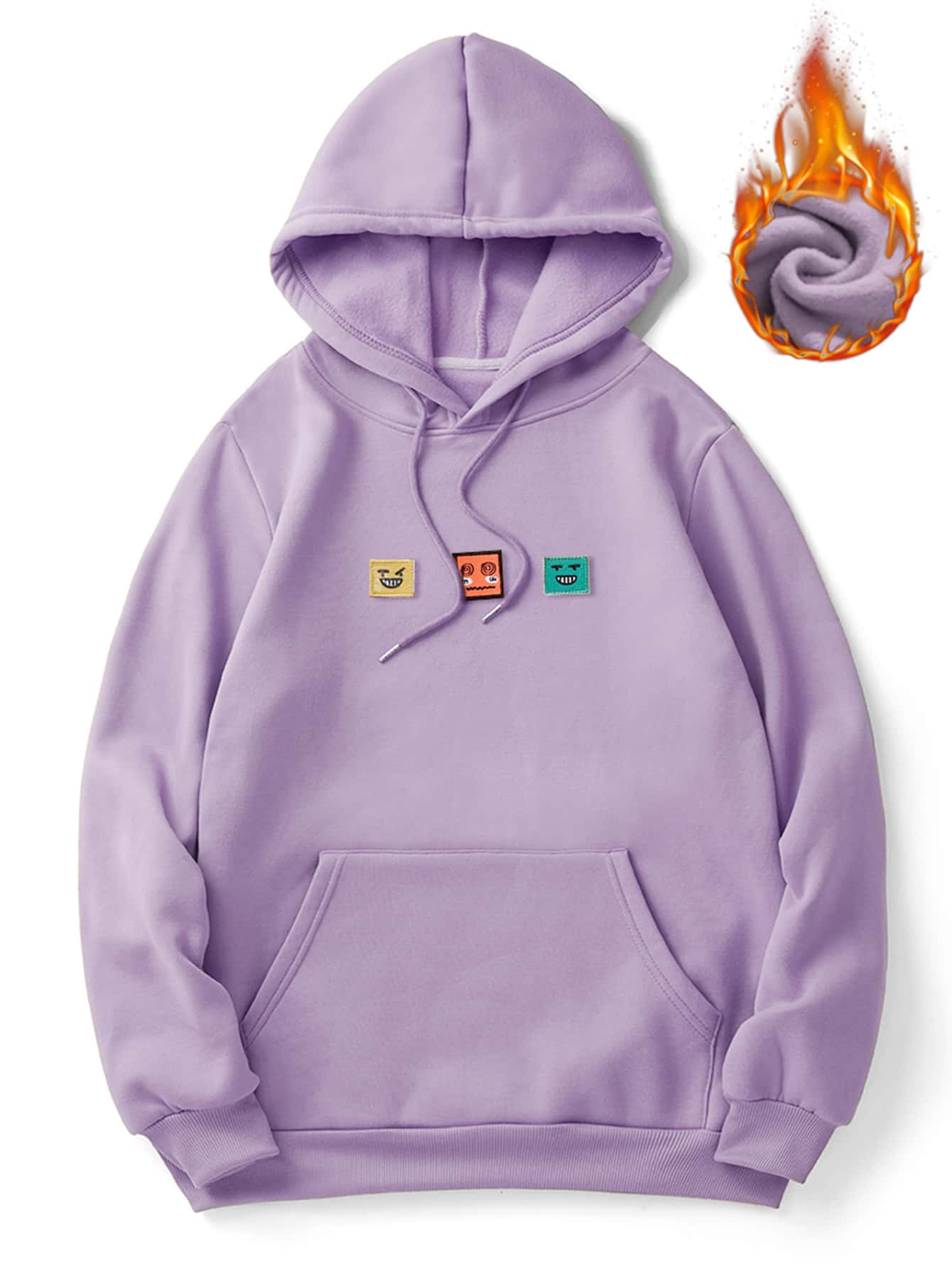 BE BOARD Giacca Felpa Termica Con Cappuccio Unisex – Taglie Forti 3XL-6XL In Neoprene, Caldo E Confortevole, Ideale Per L'Inverno - 4