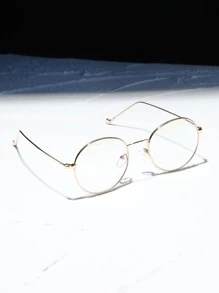 Metal Frame Anti Blue Light Glasses Shein Eur Metal Frame Anti Blue Light Glasses Shein Eur