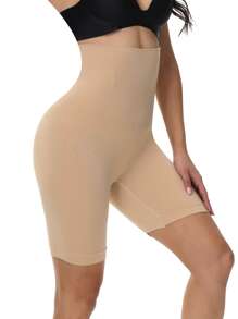 Shorts de fajas de talle alto - Albaricoque - Ver 3