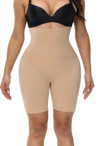 Shorts de fajas de talle alto - Albaricoque - Ver 4