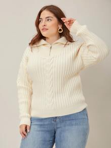 MOTF PREMIUM PLUS VISCOSE RIBBED JUMPER - Beige - View 7