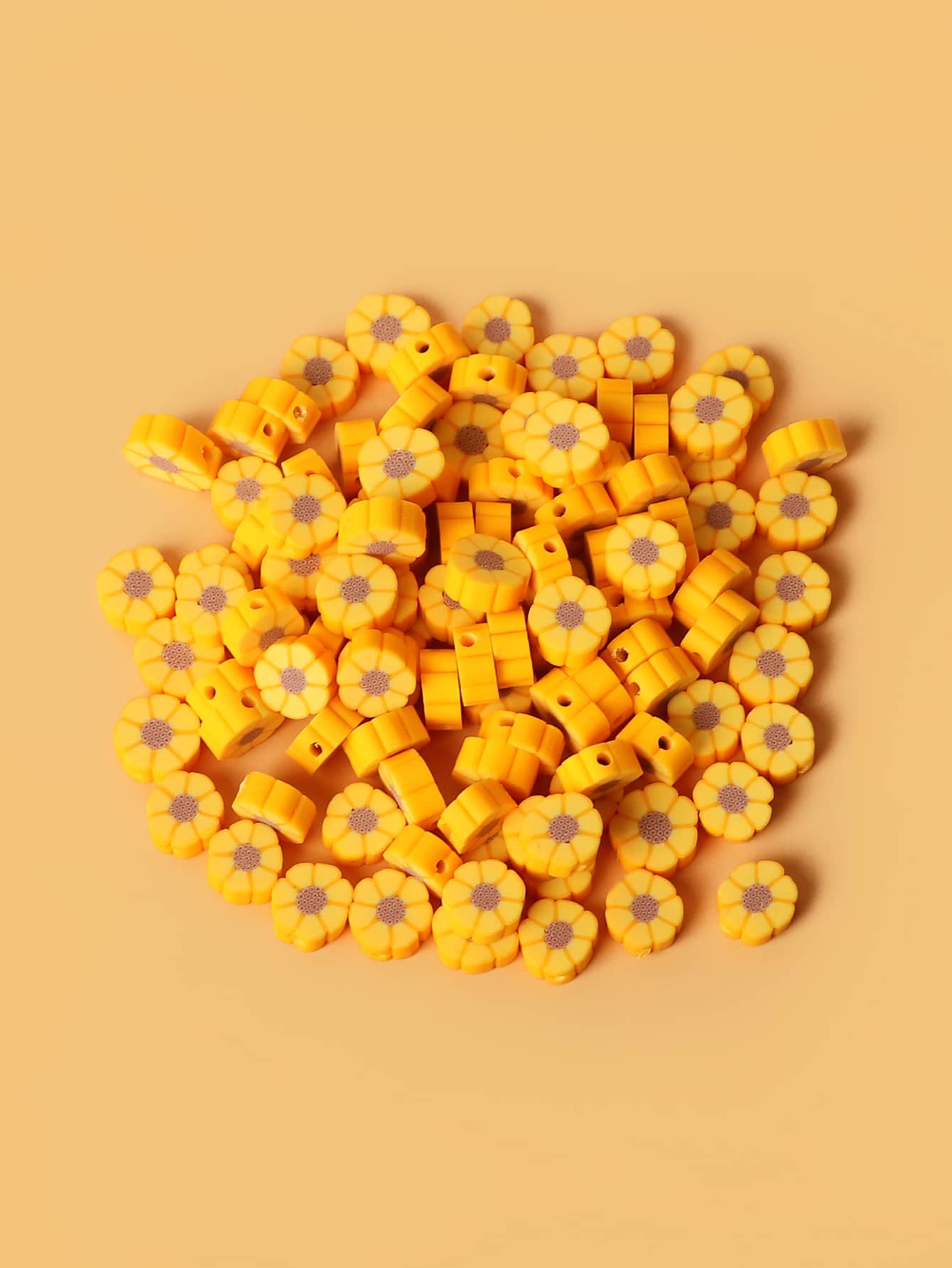 100 cái Hạt hoa Tự làm Đồ trang sức Phụ kiện - Nhiều màu - Xem 1