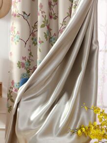 花朵印花單片窗簾 - 彩色 - 查看 3