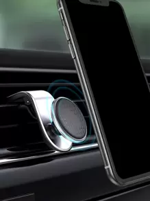 磁性汽車出風口手機支架 - 銀色 - 查看 12