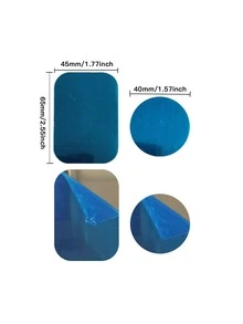 2 chiếc đĩa kim loại đĩa tương thích với giá đỡ điện thoại từ tính - Bạc - Xem 3