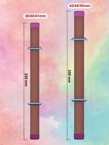 Double Buckle Loop Magnetic Attraction Watch Band & Tpu Electroplated Protective Case Compatible With Apple Watch Band 38mm/40mm/41mm/42mm/44mm/45mm/49mm, Compatible With Apple Watch Series Ultra/se/1/2/3/4/5/6/7/8 - Multicolor - View 4