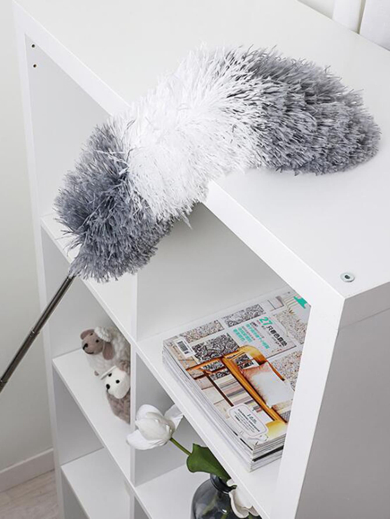 1 pieza Plumero de limpieza ajustable - Multicolor - Ver 1