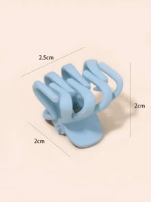 6入組小女童髮爪 - 彩色 - 查看 4