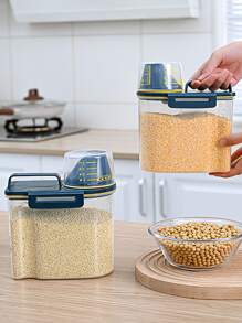 1入組透明食物儲藏盒 - 彩色 - 查看 2