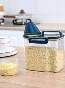 1入組透明食物儲藏盒 - 彩色 - 查看 3