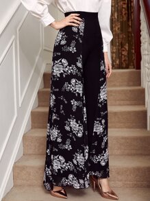 Modelyn 印花覆蓋喇叭褲