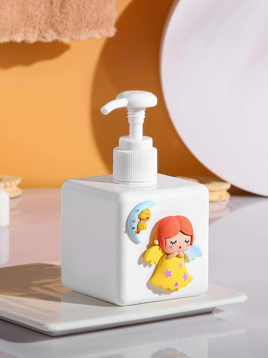 Dispensador de jabón con dibujos animados chica - Multicolor - Ver 1