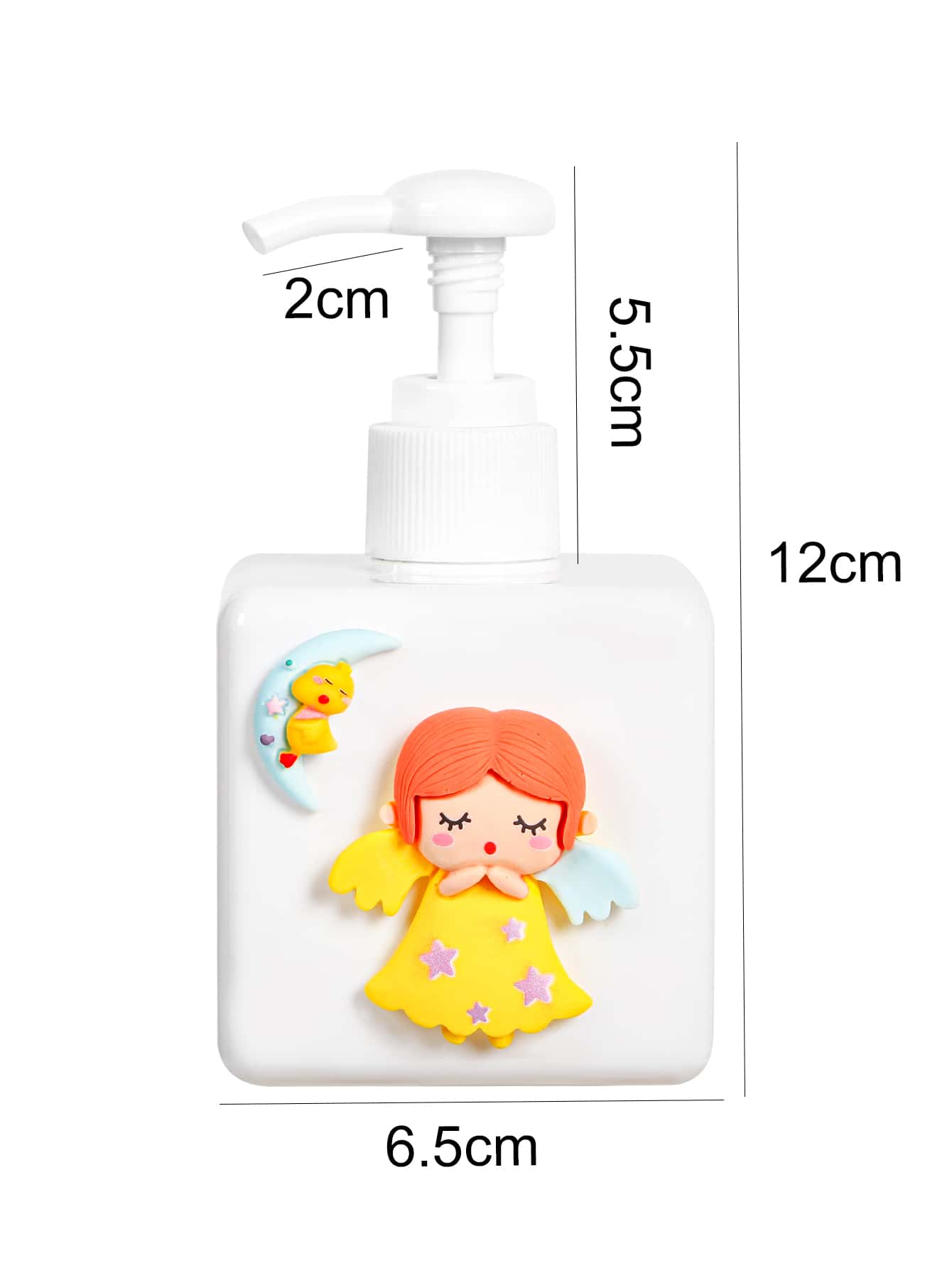Cartoon Girl Soap Dispenser - Multicolor - View 3
