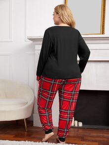 Bộ Giản Dị Kích Thước Lớn Túi kẻ sọc Giải trí - Nhiều màu - Xem 2