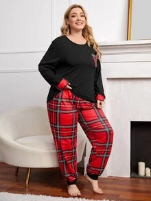 Bộ Giản Dị Kích Thước Lớn Túi kẻ sọc Giải trí - Nhiều màu - Xem 3