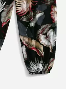 1入組熱帶圖案束腳褲 - 彩色 - 查看 4