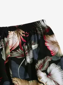 1入組熱帶圖案束腳褲 - 彩色 - 查看 5