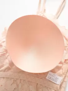 Girls 3pcs Scallop Trim Lace Bralet - Multicolor - View 4