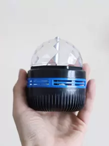 1个水波纹投影灯，红/蓝/绿三色卧室装饰灯，天花板装饰投影灯，USB可旋转装饰灯，生日派对氛围灯 - 彩色 - 查看 4