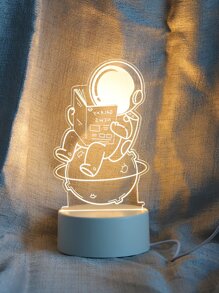 1 pieza Luz decorativa astronauta con diseño - Amarillo - Ver 5