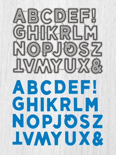 1個 アルファベット 形 DIY カッティングダイ | SHEIN JAPAN