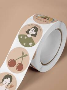 1卷混合圖案隨機貼紙