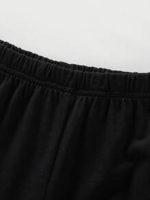 SHEIN Chàng trai trẻ Thuyền buồm In Khối màu Áo thun & quần thể thao - Nhiều màu - Xem 4