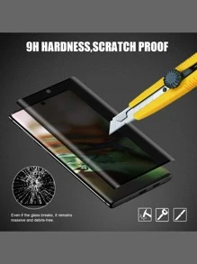 1pc Screen Privacy Protection Film Compatible With Samsung Galaxy - Black - View 4
