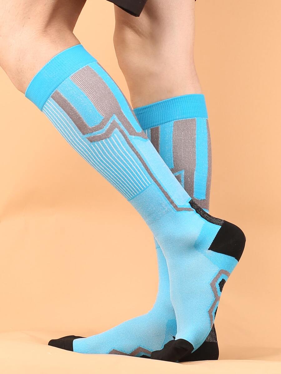 Khối màu dành cho nam trên tất bắp chân - Nhiều màu - Xem 1