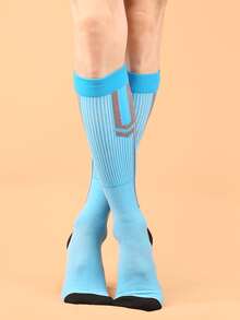 Khối màu dành cho nam trên tất bắp chân - Nhiều màu - Xem 3