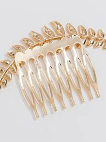 Rhinestone trang trí tóc ghim - Vàng - Xem 3