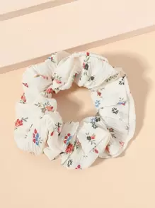 花朵印花大腸髮圈