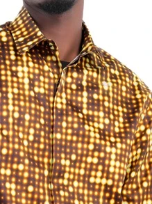 CLOUDSTYLE Men Allover Geo Print Shirt - Multicolor - View 6