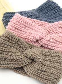 رباط شعر سادة ملفوفة زخرفة 3 قطع