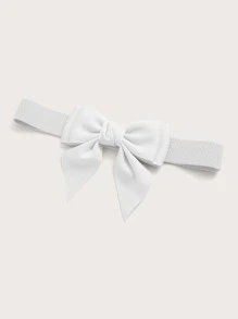 Elegant Bow Decor Corset Belt Halloween - White - View 2