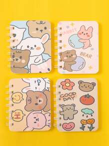 1pc Cartoon Graphic Máy tính xách tay ngẫu nhiên - Nhiều màu - Xem 1