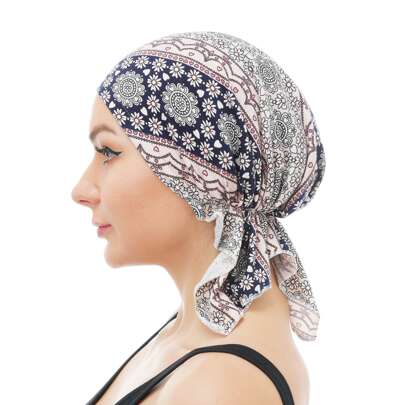 Floral Print Head Wrap