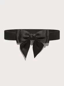 Thắt lưng thun trang trí nơ đường phố Halloween - màu đen - Xem 1