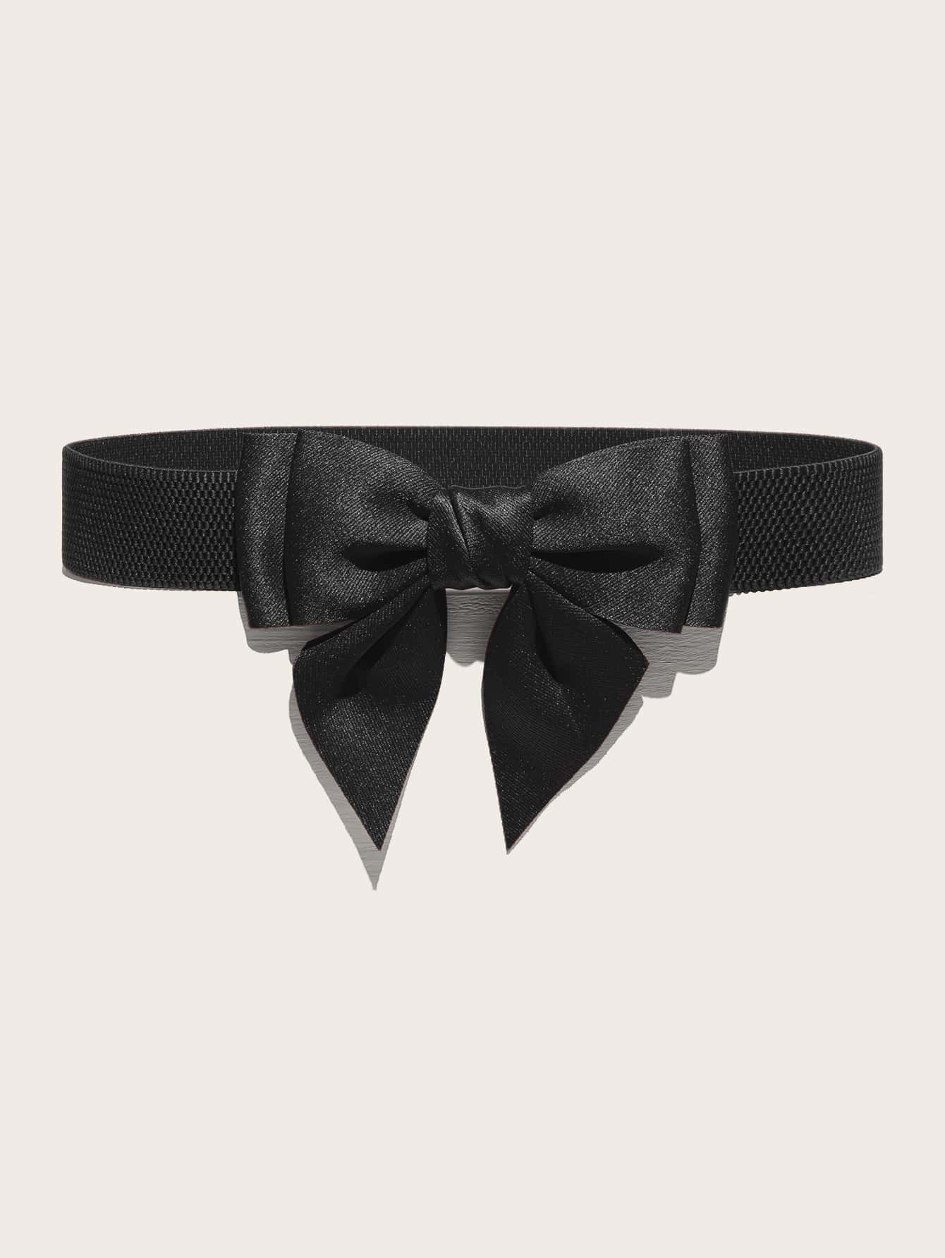 Thắt lưng thun trang trí nơ đường phố Halloween - màu đen - Xem 1