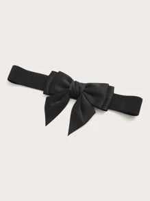 Thắt lưng thun trang trí nơ đường phố Halloween - màu đen - Xem 2