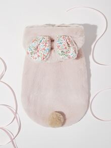 Áo khoác thú cưng thiết kế thỏ - Hồng - Xem 6